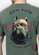 Pitbull Sports Denim Washed T-Shirt MT. FUJI